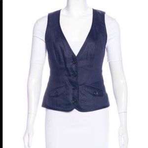 Diane Von Furstenberg Button Up Vest
